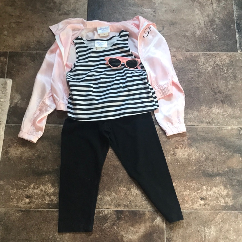 Pink Ladies costumes kids size medium